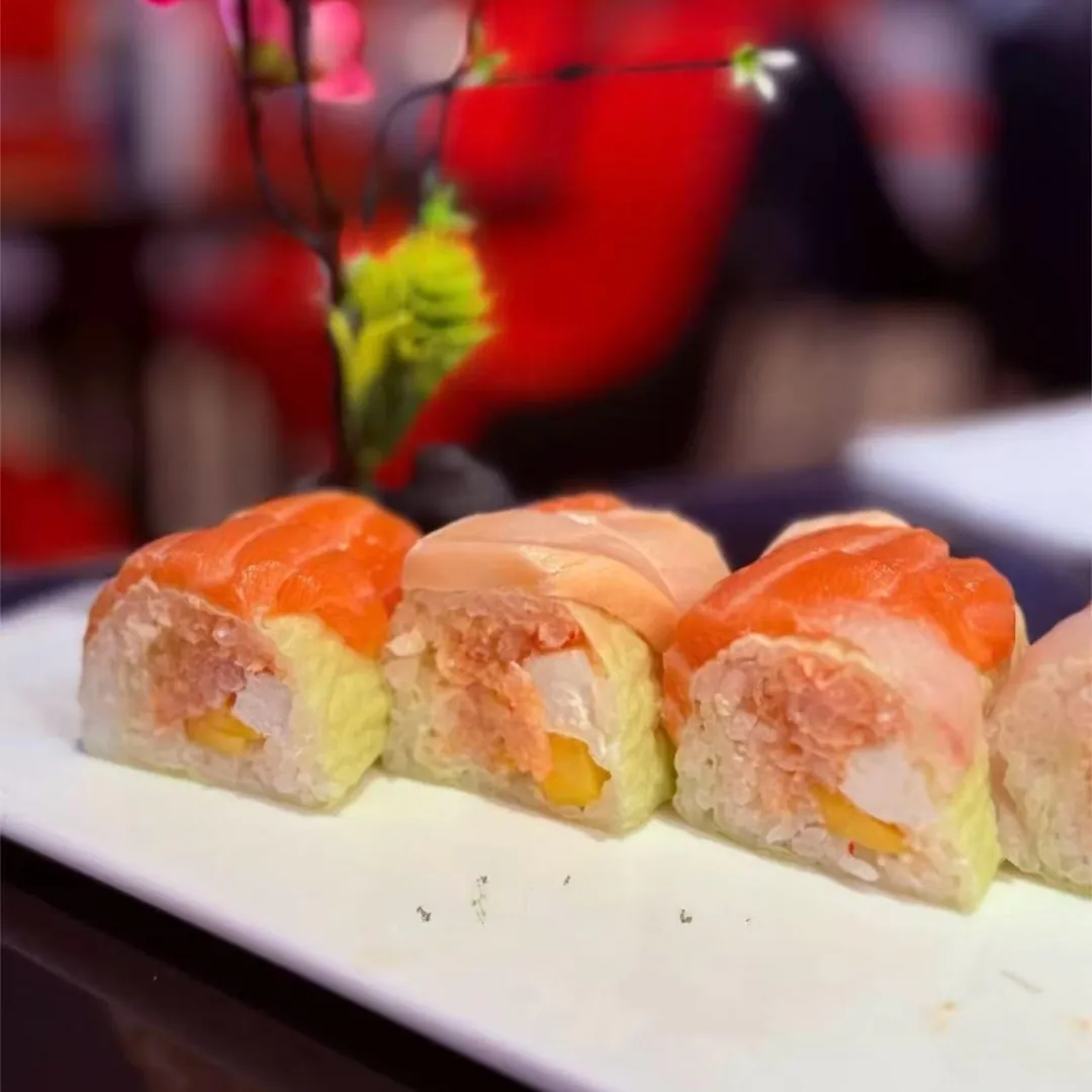 Sushi rolls with fresh ingredients at AKAMI Sushi & Grill,a Japanese Restaurant in Dawsonville